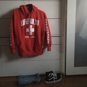 Lifeguard hoodie Maui Hawaii